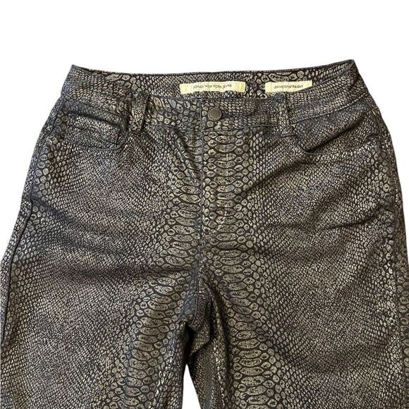 Womens’ Jones New York Snakeskin Print Jeans Size 6P - Picture 5 of 5